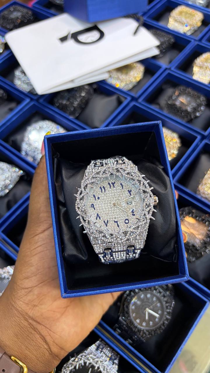Pin Time Stoned Watch