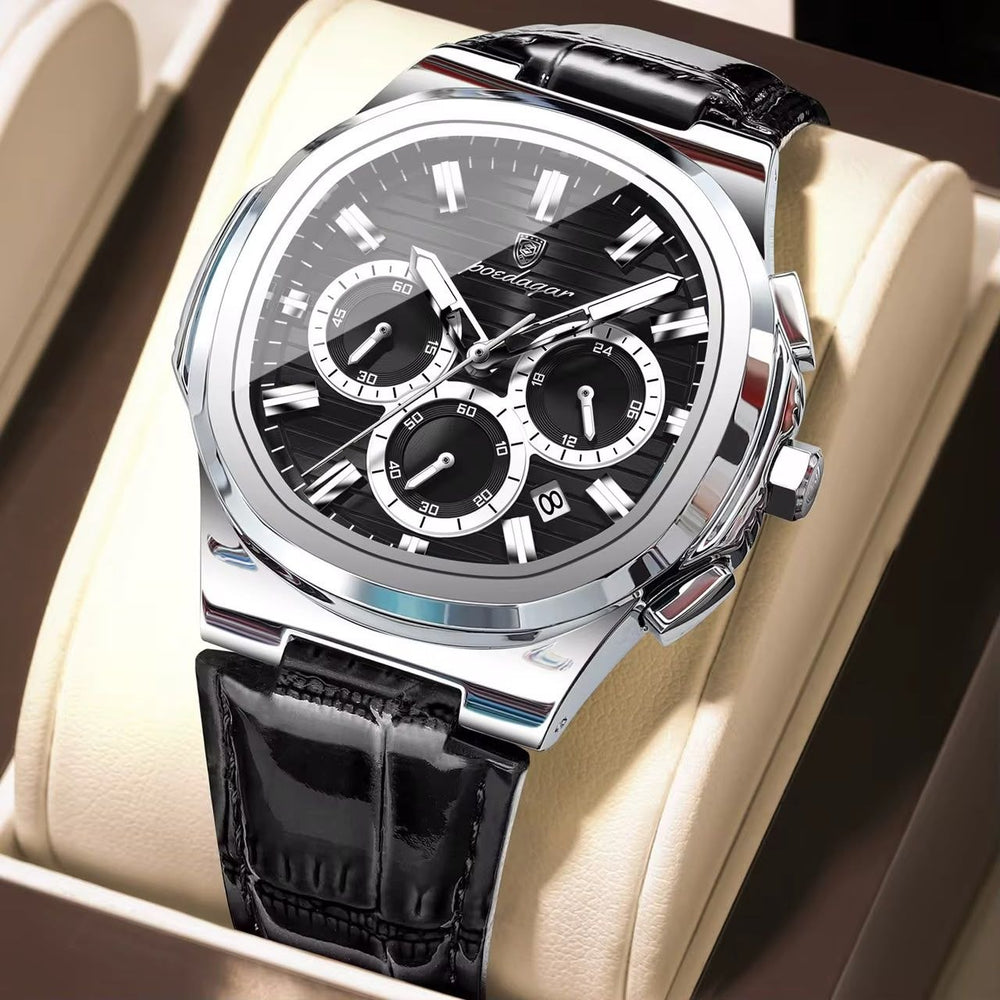 Poedagar Leather Watch