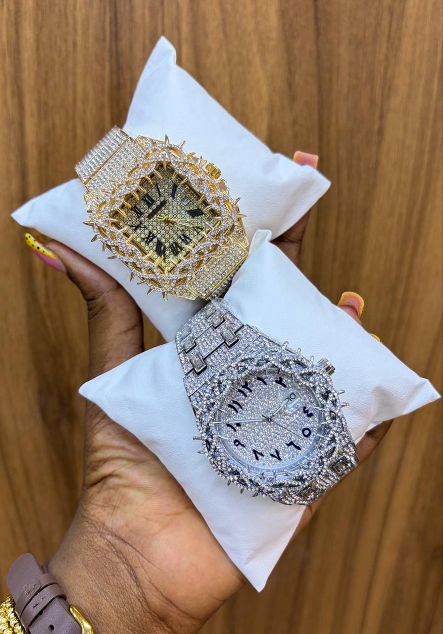 Pin Time Stoned Watch