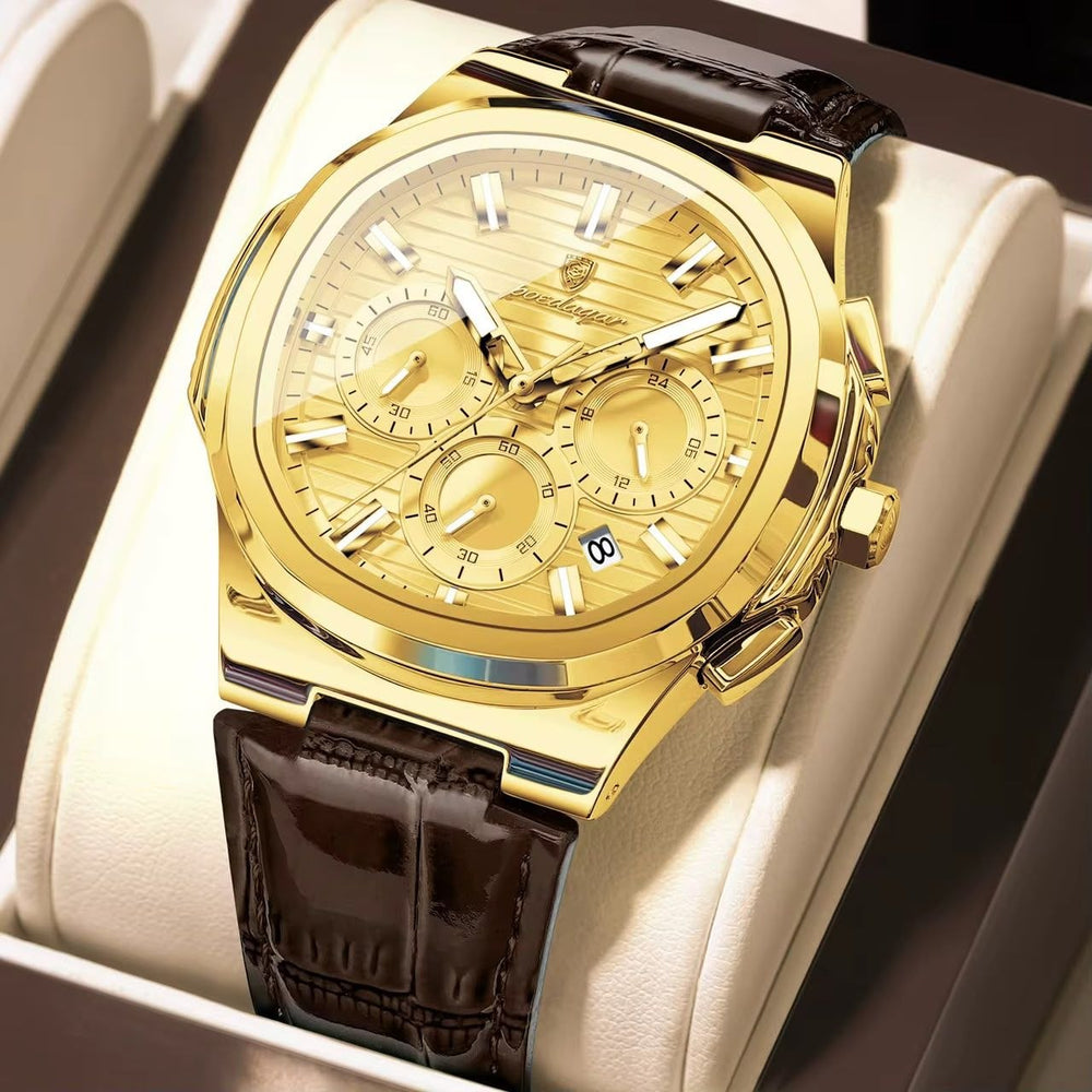 Poedagar Leather Watch