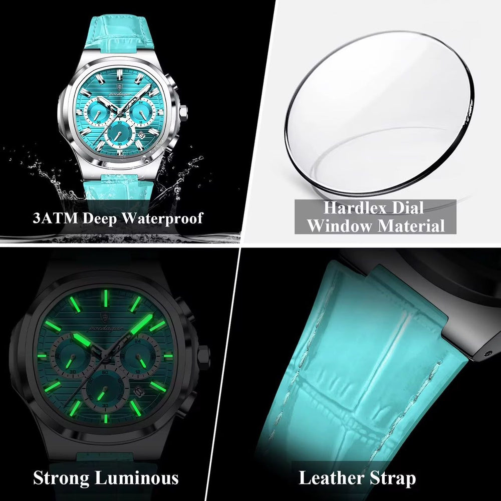 Poedagar Leather Watch