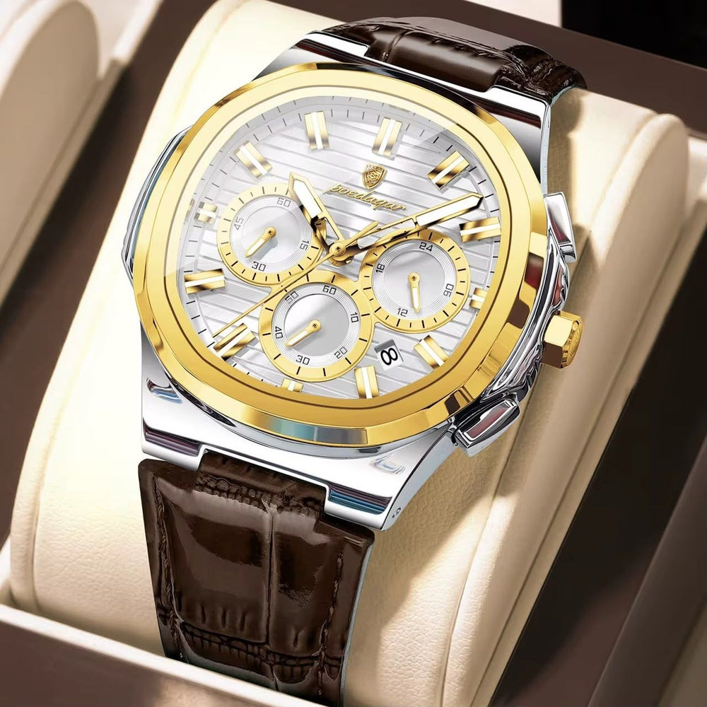Poedagar Leather Watch
