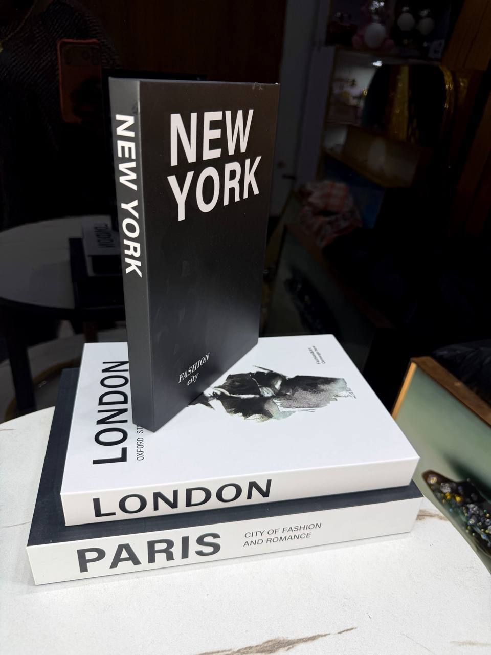 Faux Book Decor