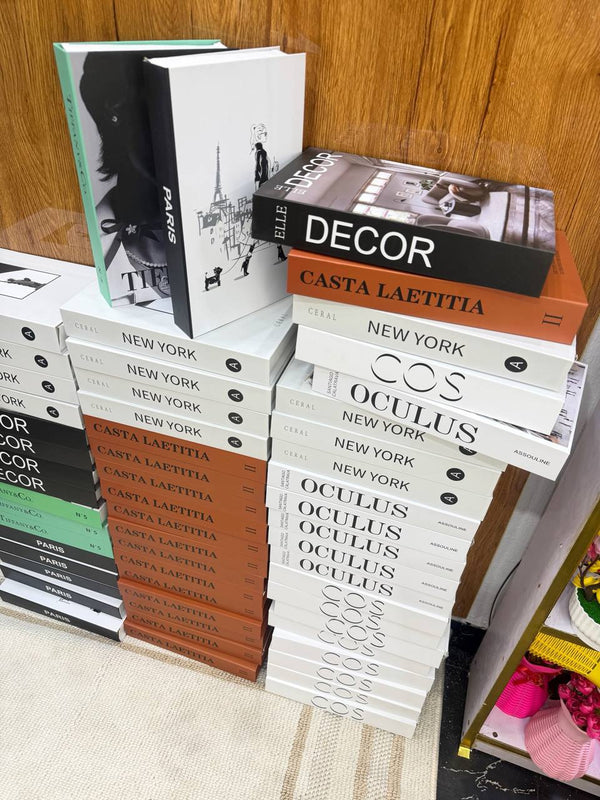 Faux Book Decor