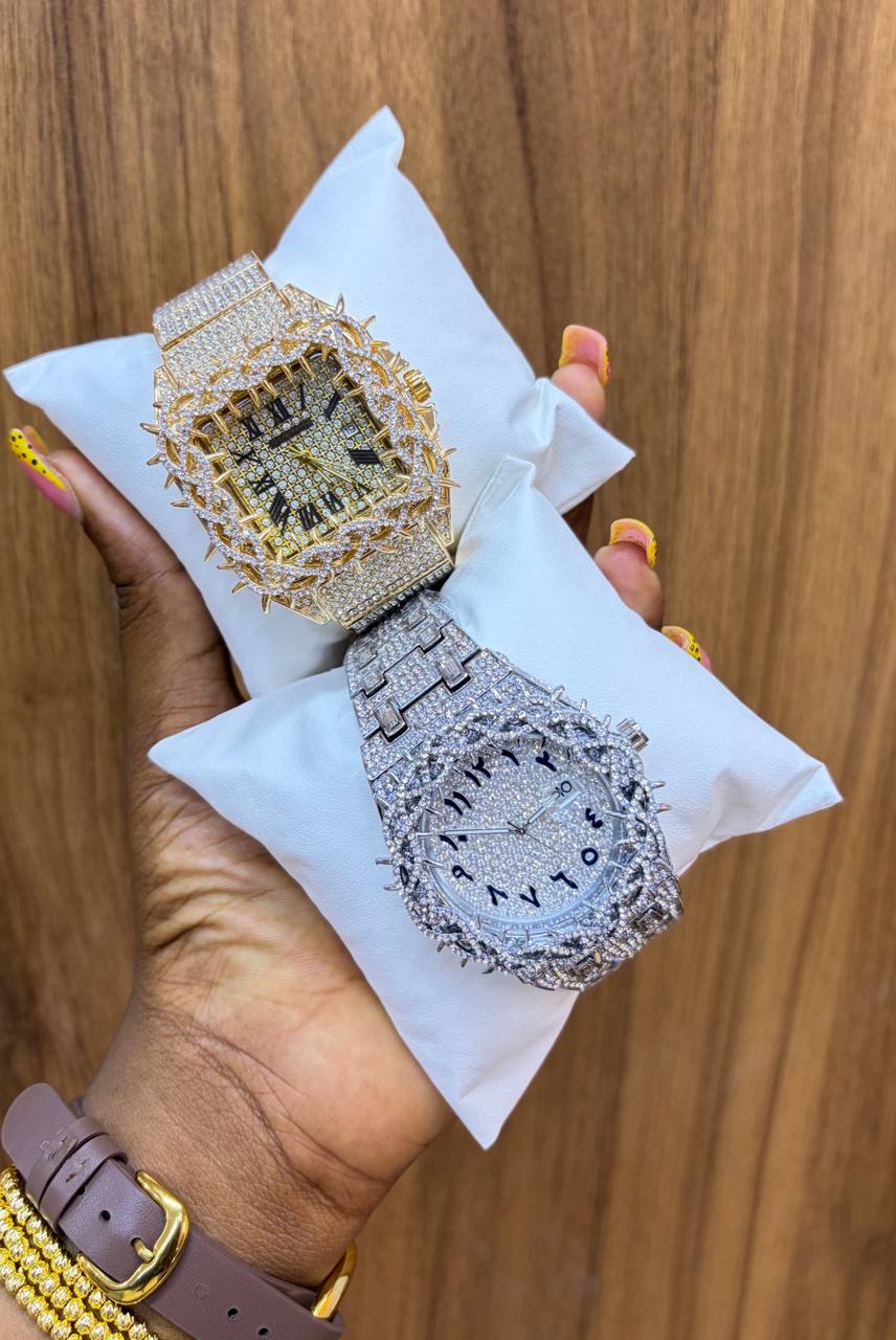 Pin Time Stoned Watch
