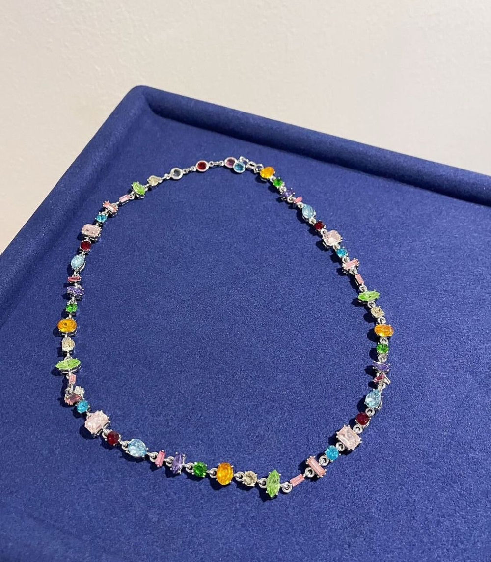 Rhinestoned Necklace & Pendant