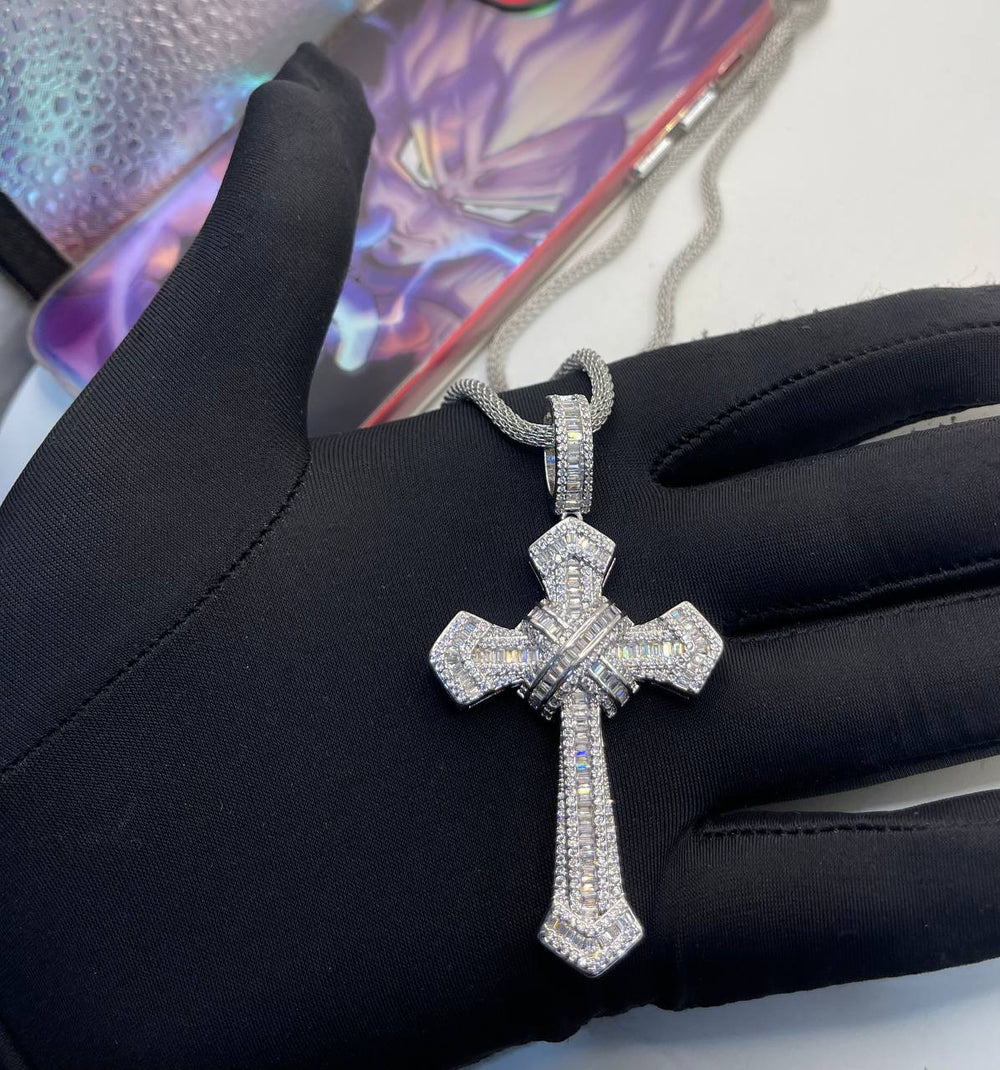 Rhinestoned Necklace & Pendant