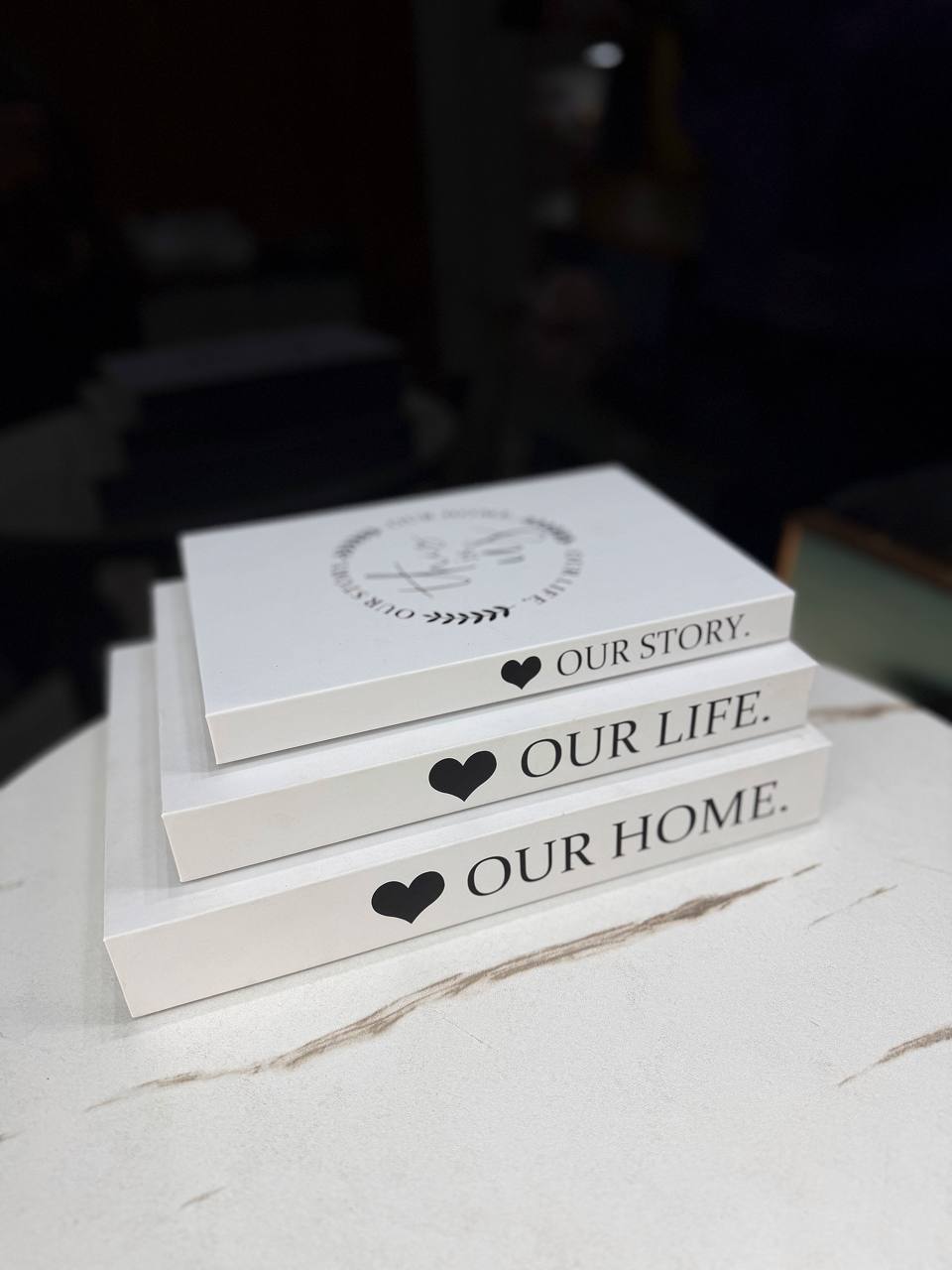 Faux Book Decor