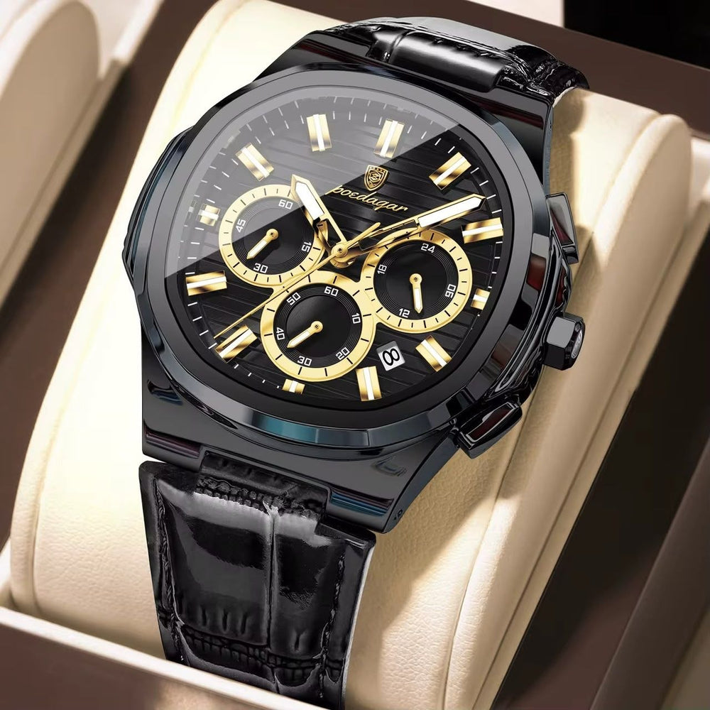 Poedagar Leather Watch