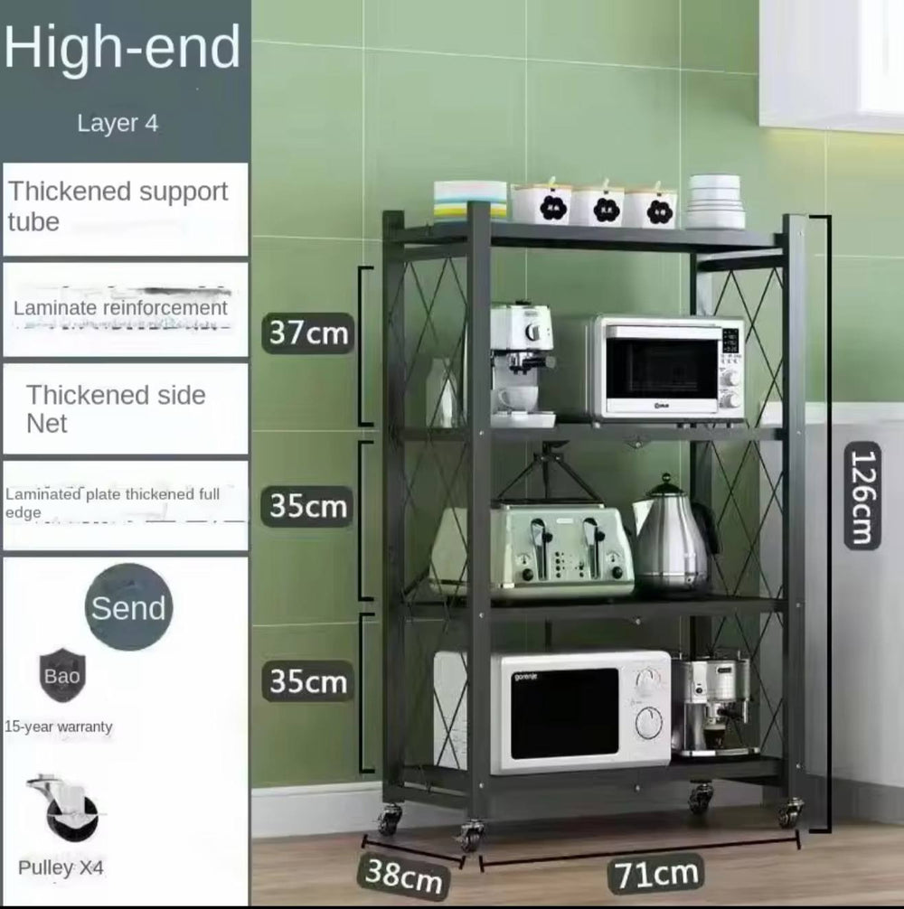 Kitchen Folding Storage Rack