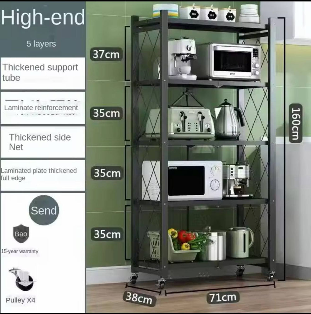 Kitchen Folding Storage Rack