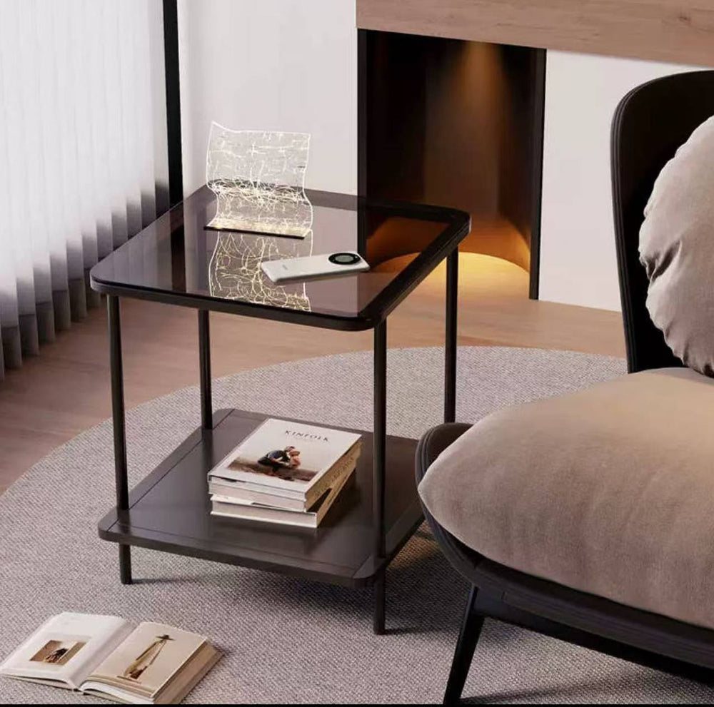 Glass Side Table