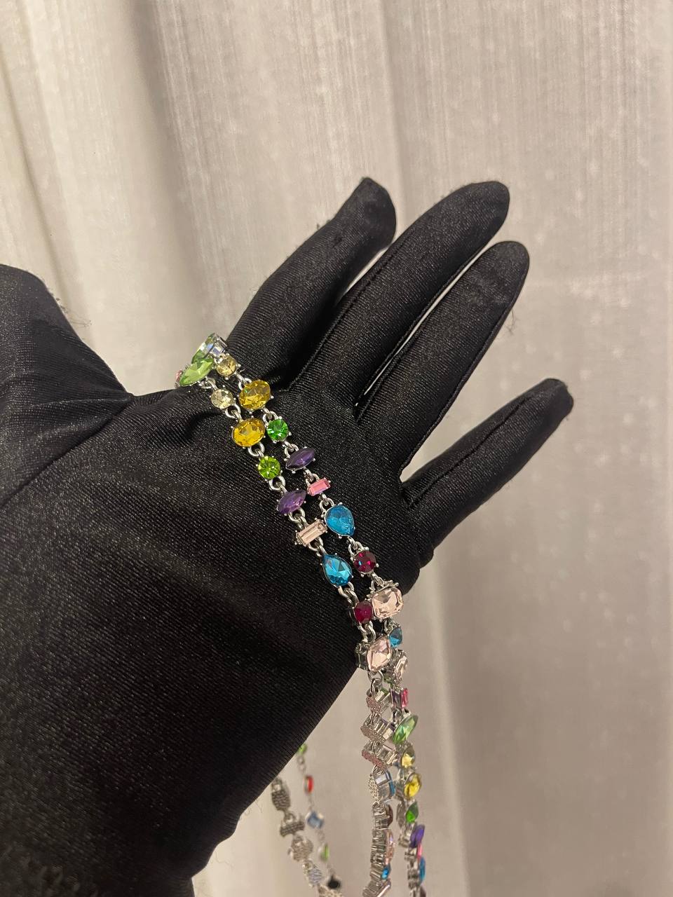 Rhinestoned Necklace & Pendant