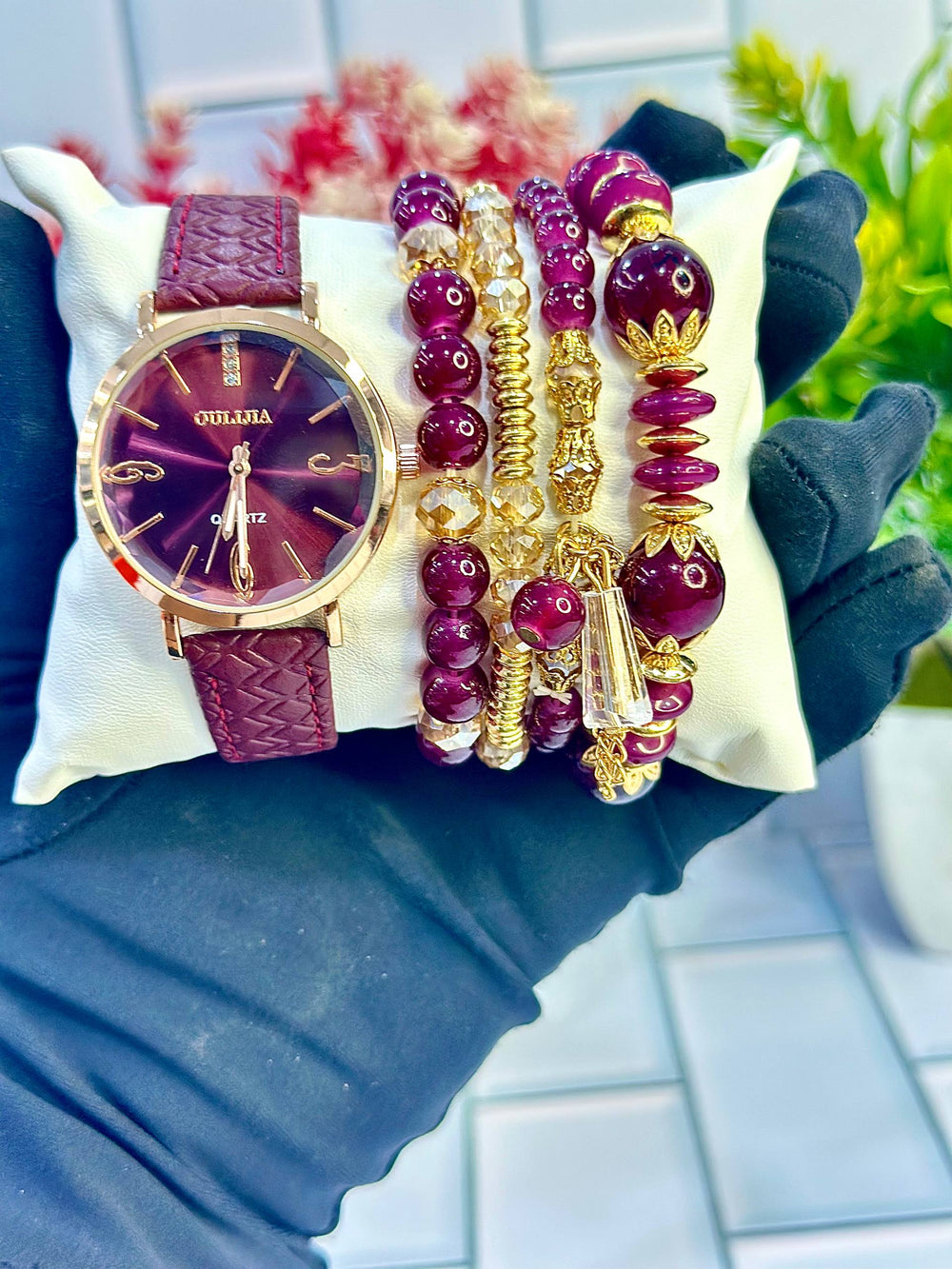 Watch & Bead Set
